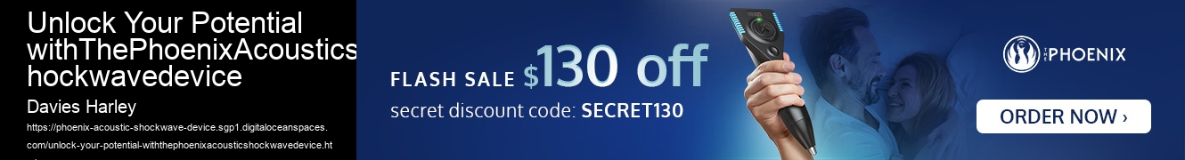 Unlock Your Potential withThePhoenixAcousticshockwavedevice   